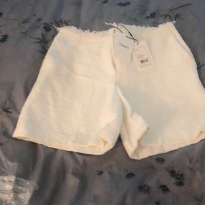 Theory whit spring tweed shorts NWT size 2